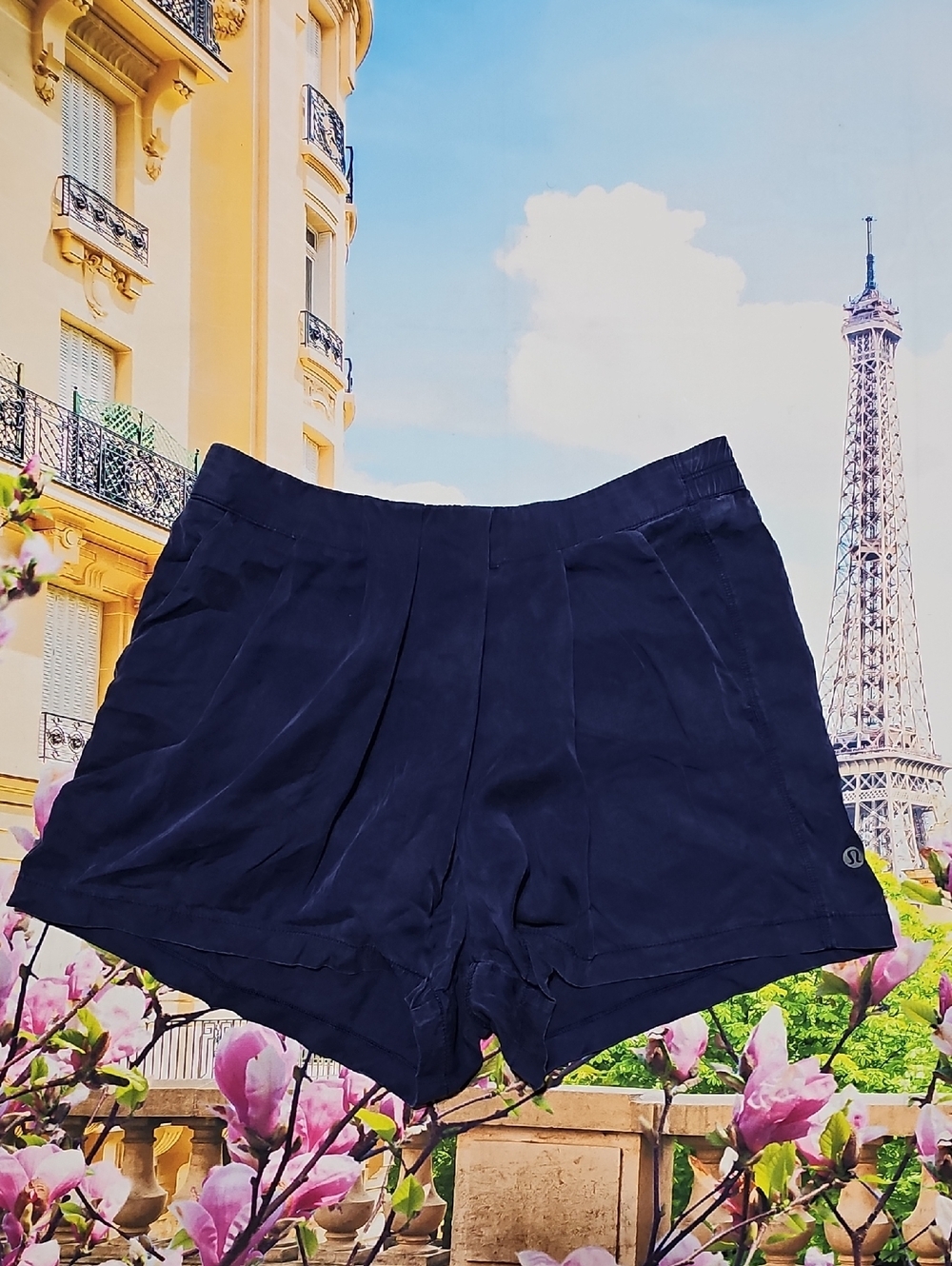 Lululemon Bluish Purple High Waist Shorts Size 6